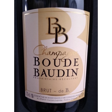 CHAMPAGNE BRUT BOUDE BAUDIN