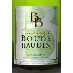 CHAMPAGNE CHARDONNAY RESERVE BOUDE BAUDIN