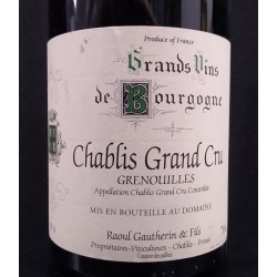 CHABLIS GRAND CRU GRENOUILLES