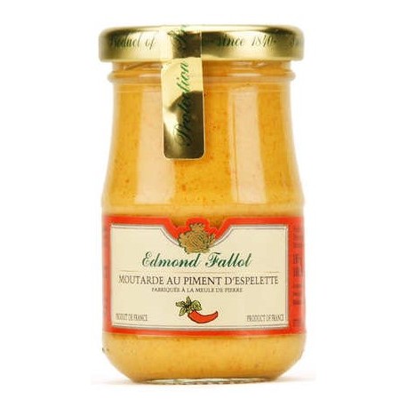 MOUTARDE AUX PIMENT D'ESPELETTE