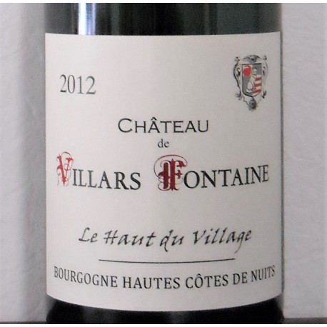 HAUTES COTES DE NUITS "LE HAUT DU VILLAGE"