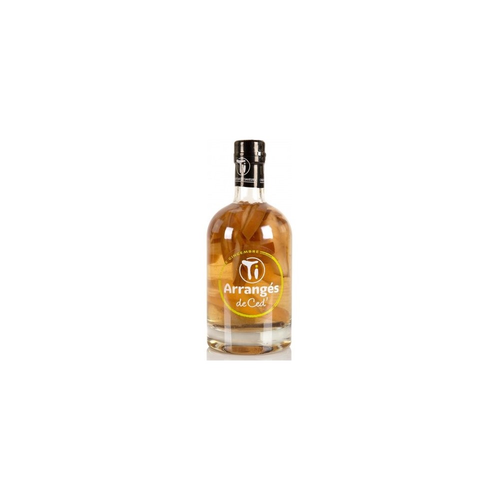 Rhum arrangé Pomme Gingembre - Bouteille de 70 cl - Vente