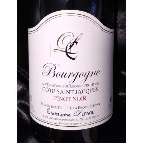 BOURGOGNE CÔTES SAINT JACQUES PINOT NOIR