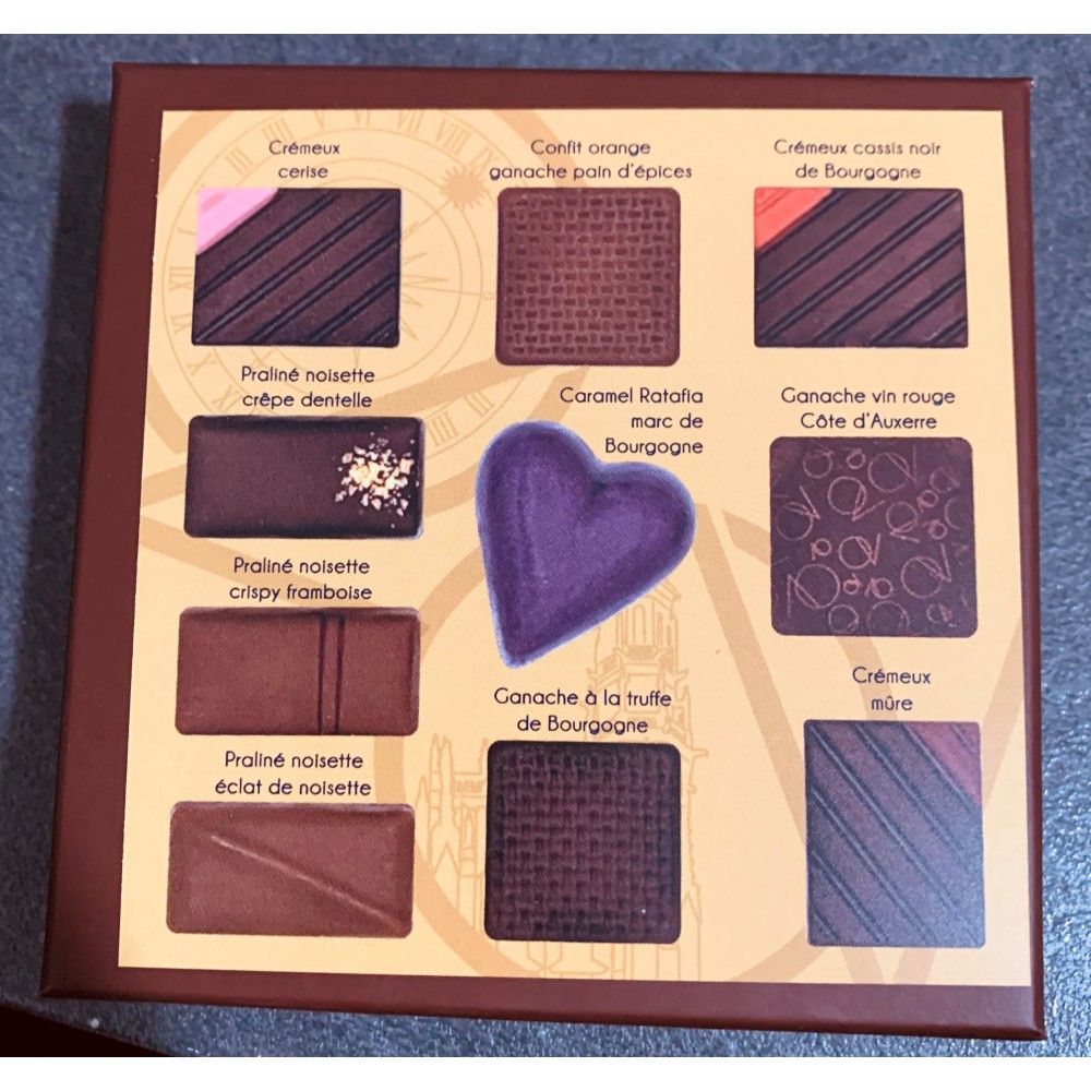 LIQUEUR ET COFFRET DE CHOCOLAT BY OLIVIER VIDAL - La