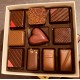 COFFRET HORLOGE AUXERRE 10 CHOCOLATS OLIVIER VIDAL