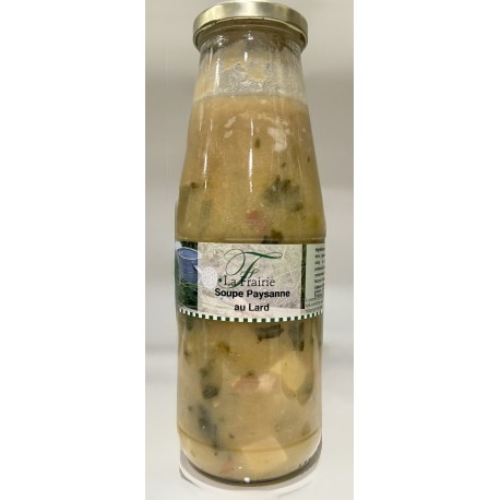 SOUPE PAYSANNE AU LARD