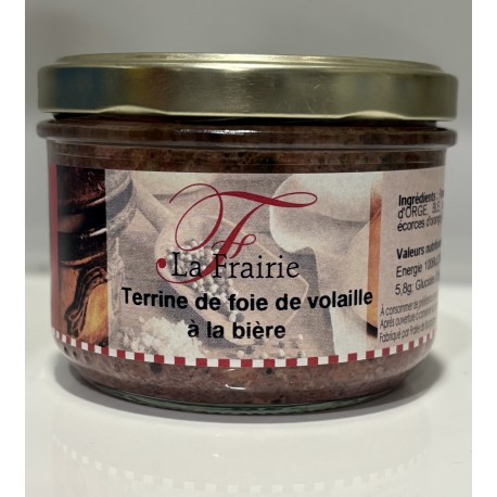 TERRINE FOIE DE VOLAILLE A LA BIERE