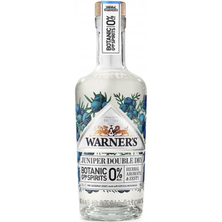 WARNERS JUNIPER GIN SANS ALCOOL