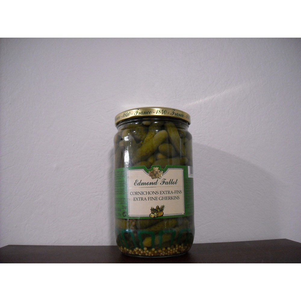 Cornichons extra-fin en bocal Edmond Fallot