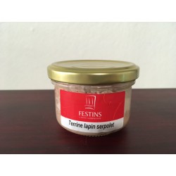 TERRINE LAPIN SERPOLET 90 GR